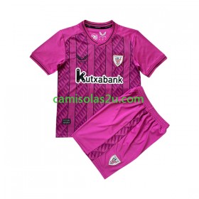 Camisolas de futebol Athletic Bilbao Guarda Redes Criança Equipamento Alternativa 2023/24 Manga Curta